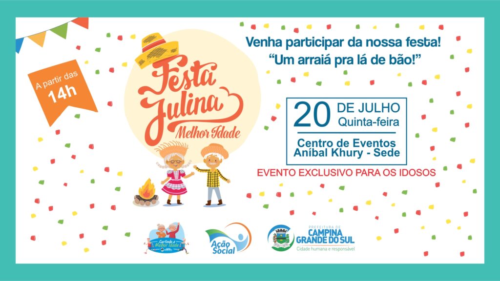 A3Mst3Qyl30 Secretaria De Ação Social, Família E Cultura Realiza Festa Julina Para A Melhor Idade