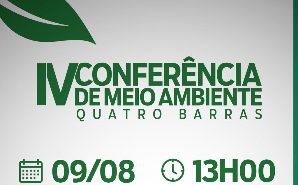 Capa Site Confer Ma 11 4ª Conferência Municipal De Meio Ambiente Será Promovida Em Quatro Barras