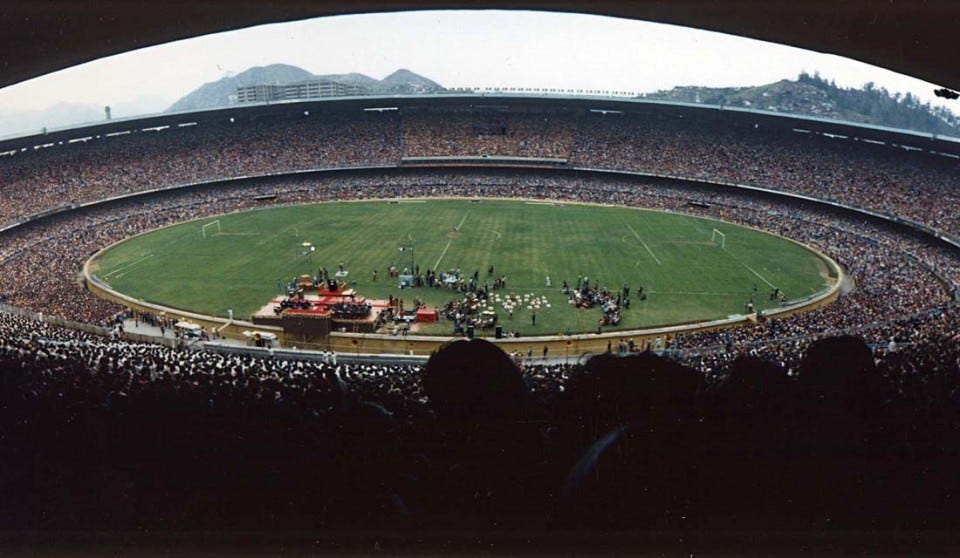 Estadio Do Maracana Lotado Com 225 Mil Pessoas Para A Cruzada De Billy Graham Em 1974 Neste Sábado (16), Campina Recebe Uma Das Maiores Cruzadas De Evangelização Do Mundo