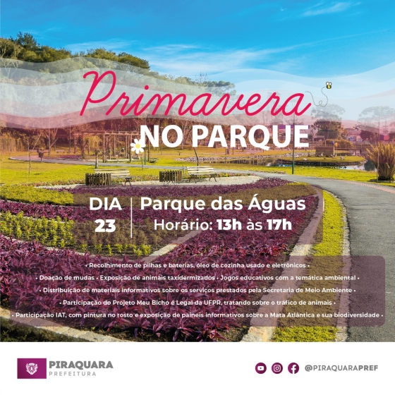 Geral 20230919164053 Prefeitura De Piraquara Realiza A 2ª Edição Da Primavera No Parque